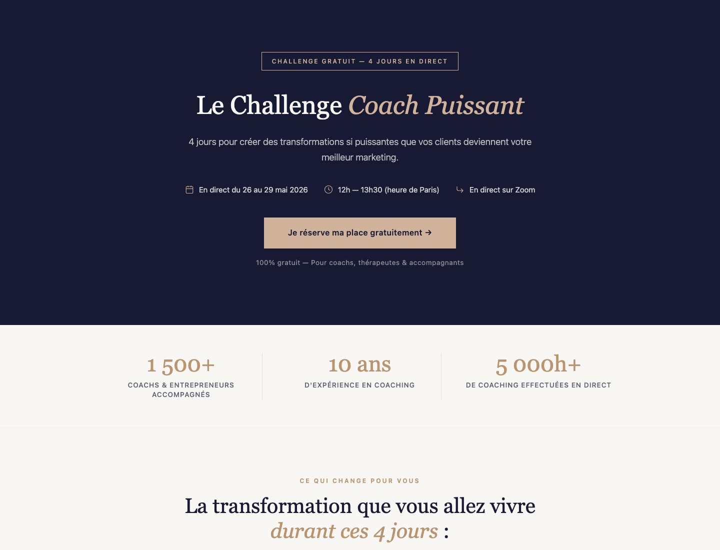 Coach Puissant — Capture