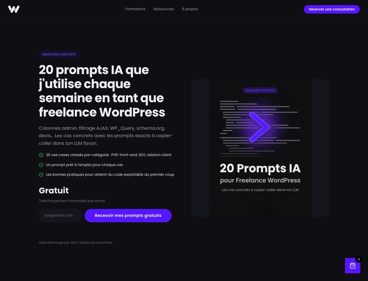 WP Malter — 20 Prompts IA